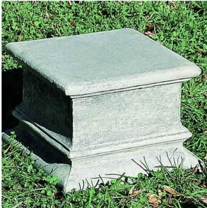 Plain Quadro Concrete Pedestal 11"