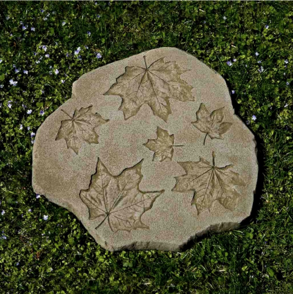 Sugar Maple Cast Stone Stepping Stone 16"