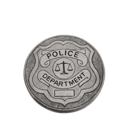 Police Department Cast Stone Garden Plaque 10"