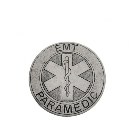 EMT Paramedic Cast Stone Garden Plaque 10"