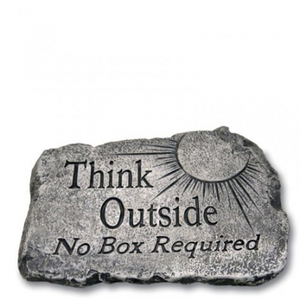 Think Outside No Box Required Garden Stone 10"