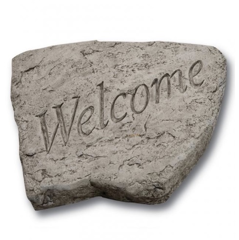 Welcome Garden Stone 8"
