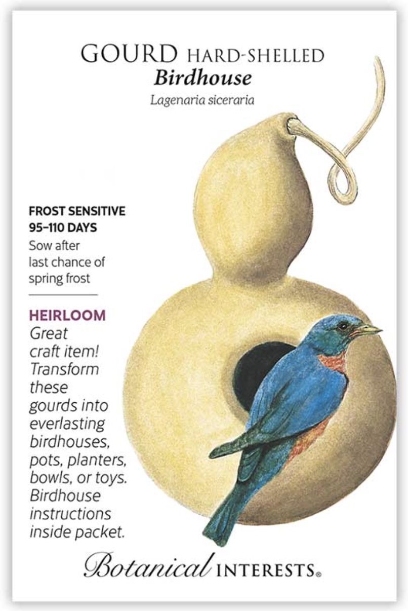 Birdhouse Hard-Shelled Gourd Seeds