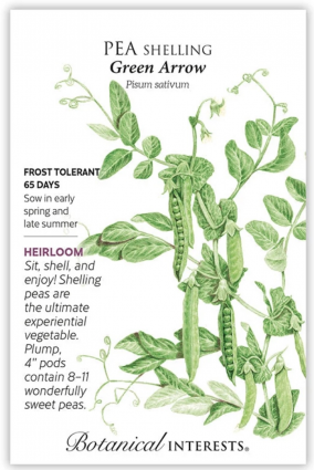 Green Arrow Shelling Pea Seeds