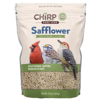 Chirp Pure Seed Safflower Wild Bird Food 7.5 lb