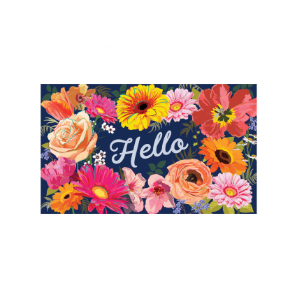 Floral Hello Doormat