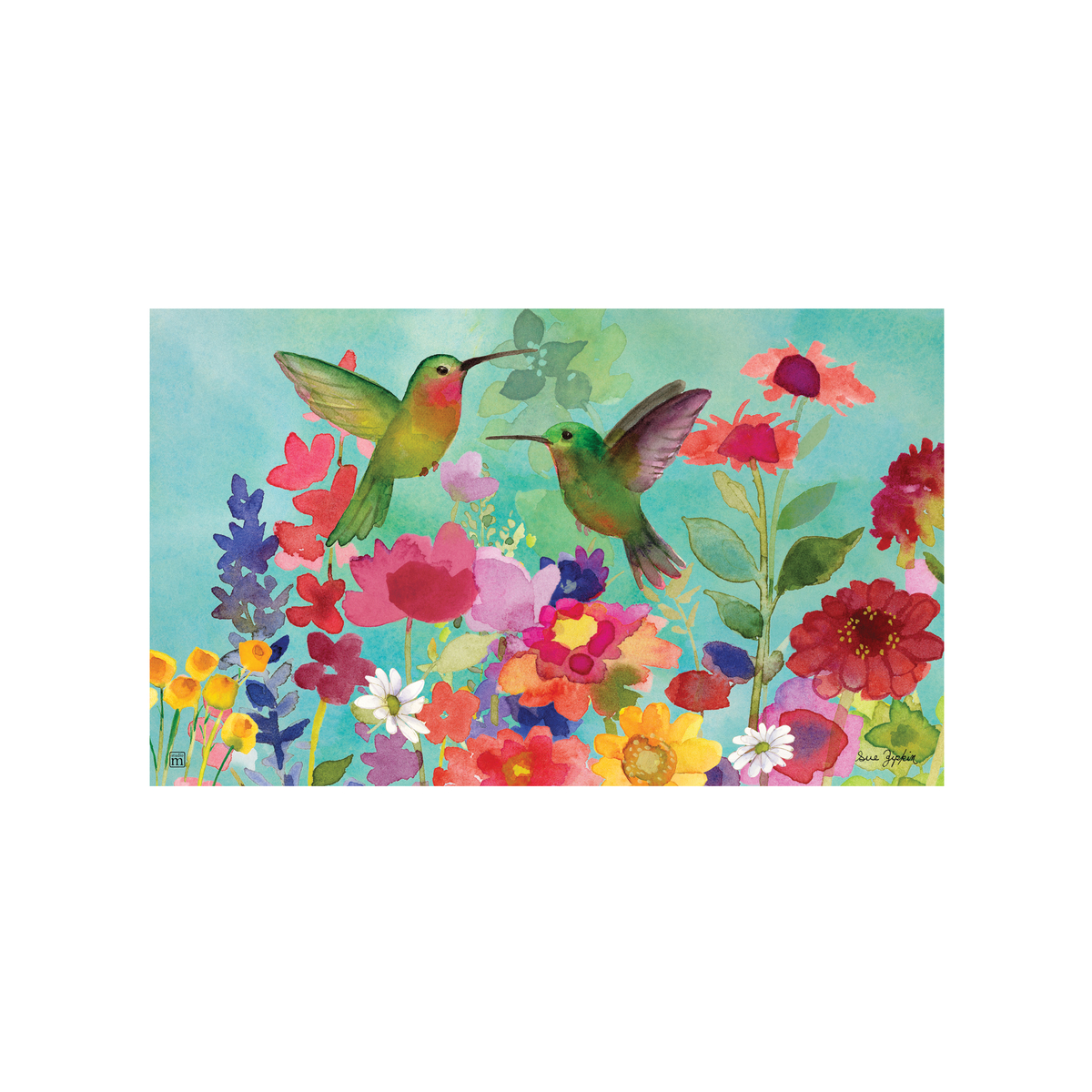 Hummingbird Friends Doormat