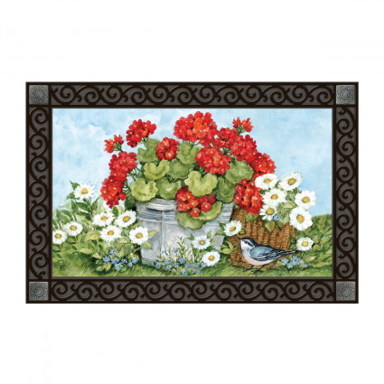 Flags & Flowers Doormat