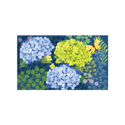 Happy Hydrangeas Doormat