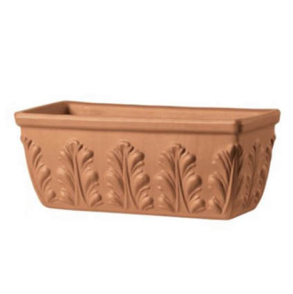 Roman Terracotta Window Box 12"