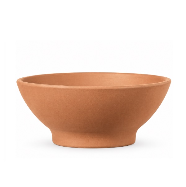 Terracotta Clay Bowl Pot 9"