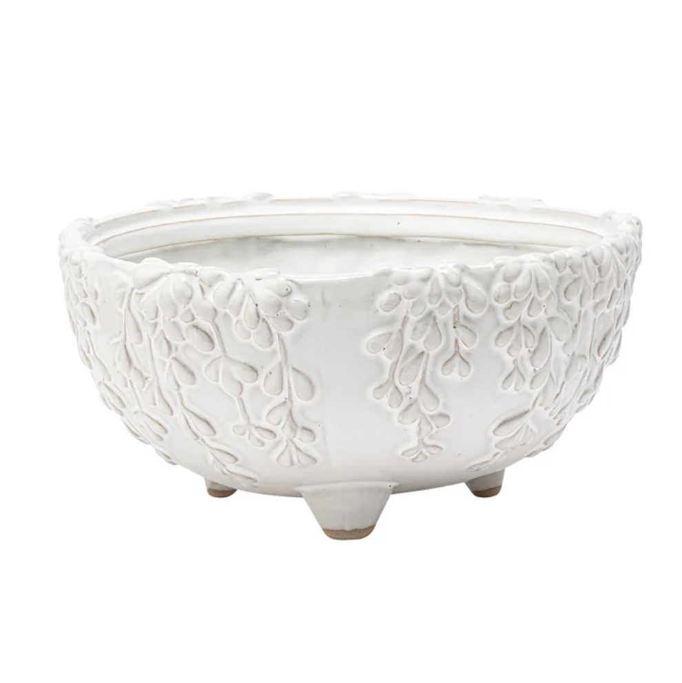 White Vine Bowl 7"