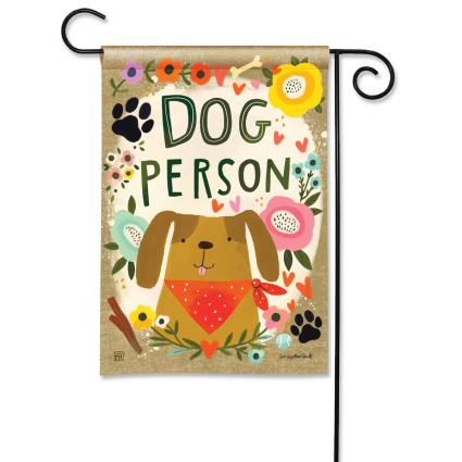Dog Person Mini Flag
