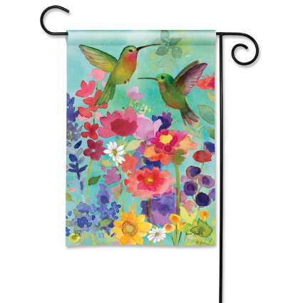 Hummingbird Friends Mini Flag