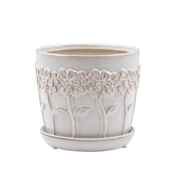 BOTANICAL CERAMIC POTS
