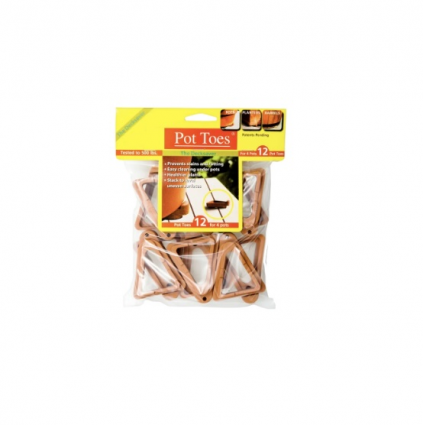 Terra Cotta Pot Toes 3" 12 Pack