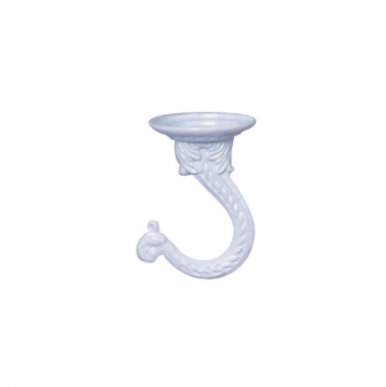 Jumbo White Ceiling Hook
