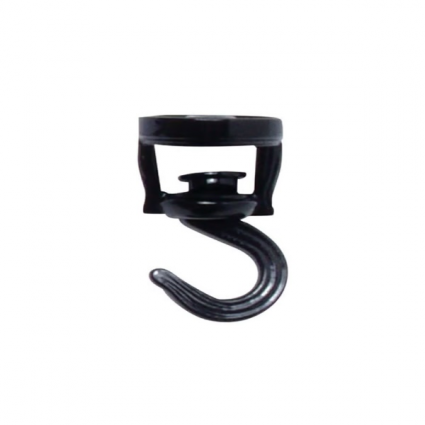 Black Swivel Steel Hook
