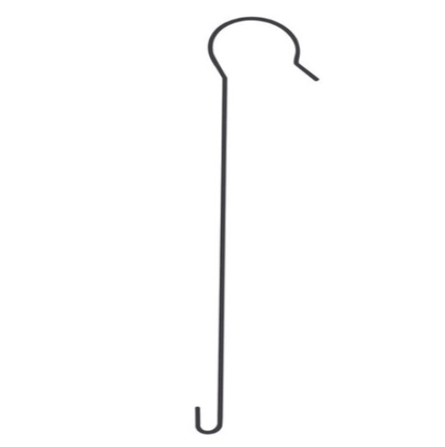 Black Steel Tree Branch Plant Hook 36"