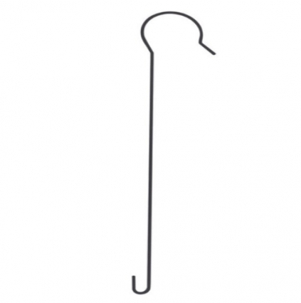 Black Steel Tree Branch Plant Hook 36"