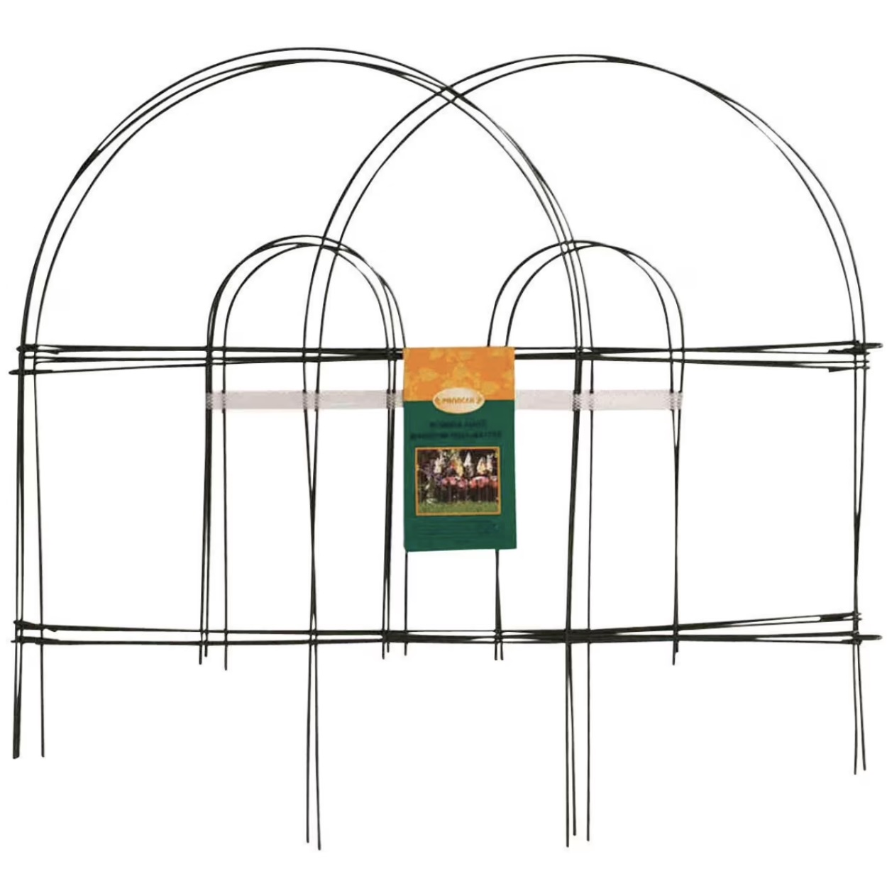 Green Arch Folding Fence 18" x 8'