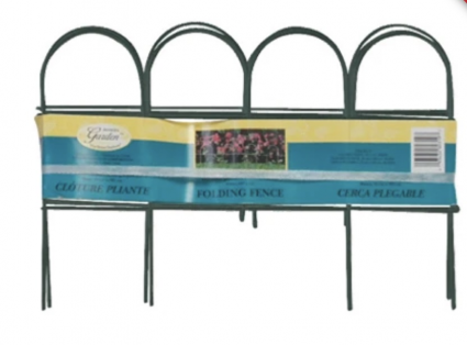 Green Arch Folding Fence 10" x 10'