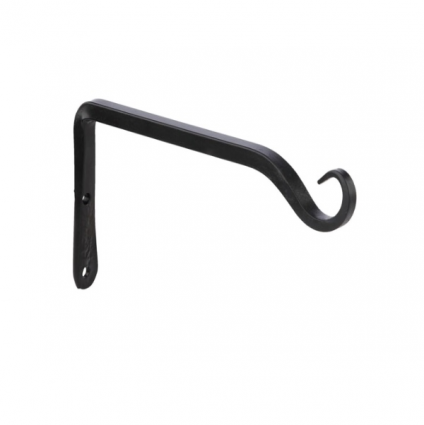 Forged Straight Hook Black 6"