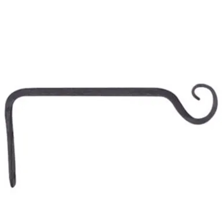 Forged Straight Hook Black 10"