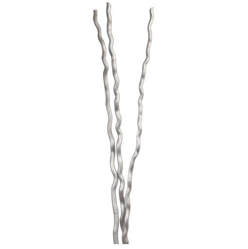 Silver Metallic Kuwa Branches 4' - 3 Pieces