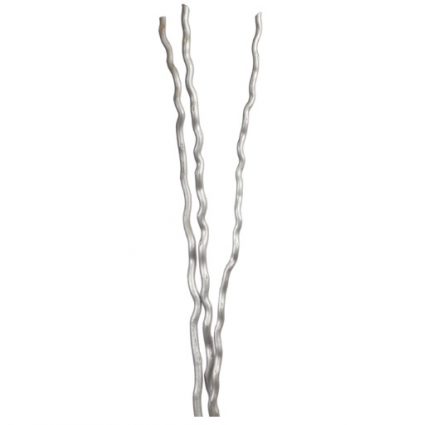 Silver Metallic Kuwa Branches 4' - 3 Pieces