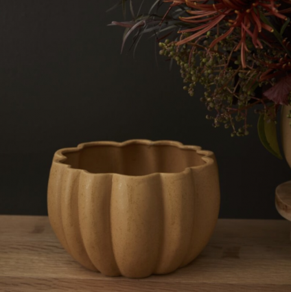 Ochre Spiced Pumpkin Pot 8.25"