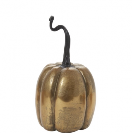 Gold Metal Pumpkin 5.25"