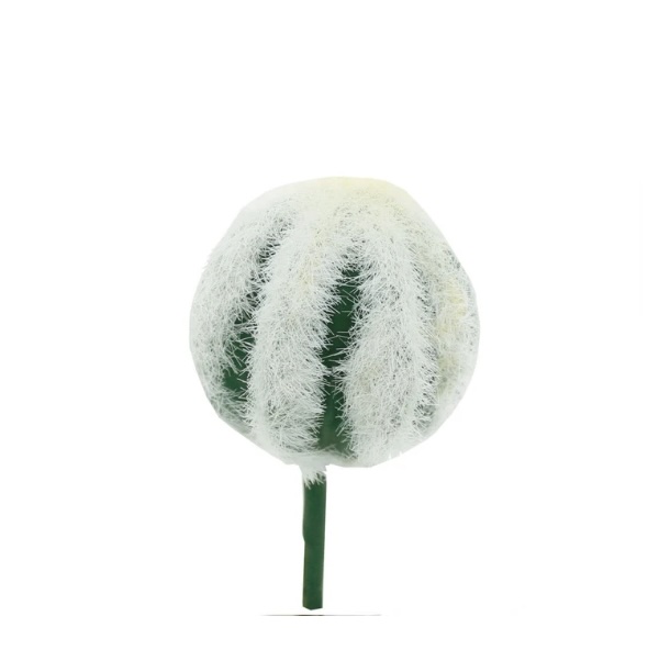 Faux Round Cactus Pick 4"