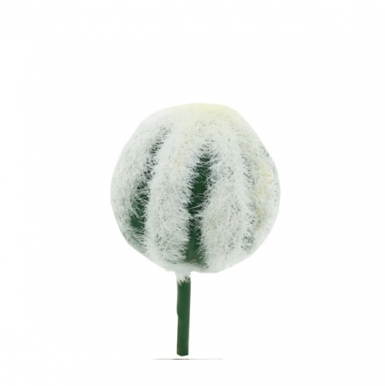 Faux Round Cactus Pick 4"