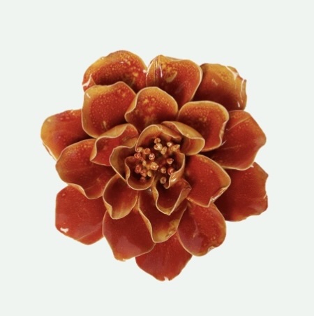 Orange Yellow Ceramic Coreopsis