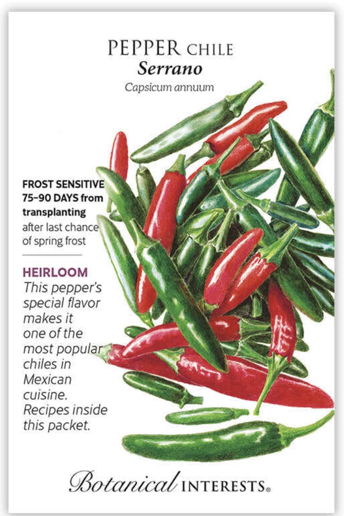 Serrano Chile Pepper Seeds