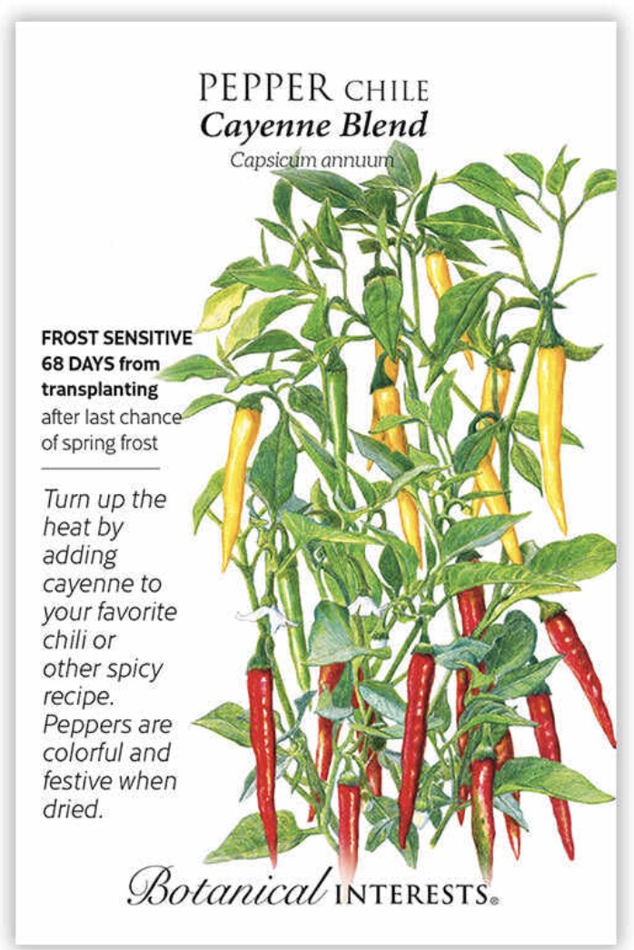 Cayenne Blend Chile Pepper Seeds