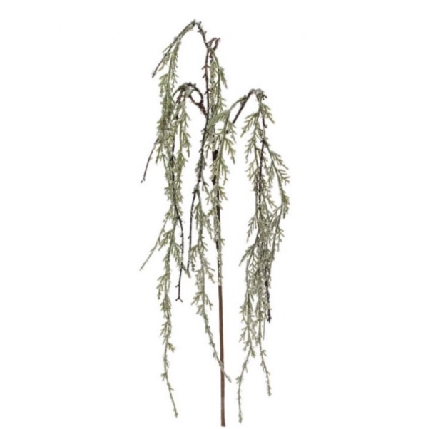Iced Glitter Winter Amaranthus Spray 45"