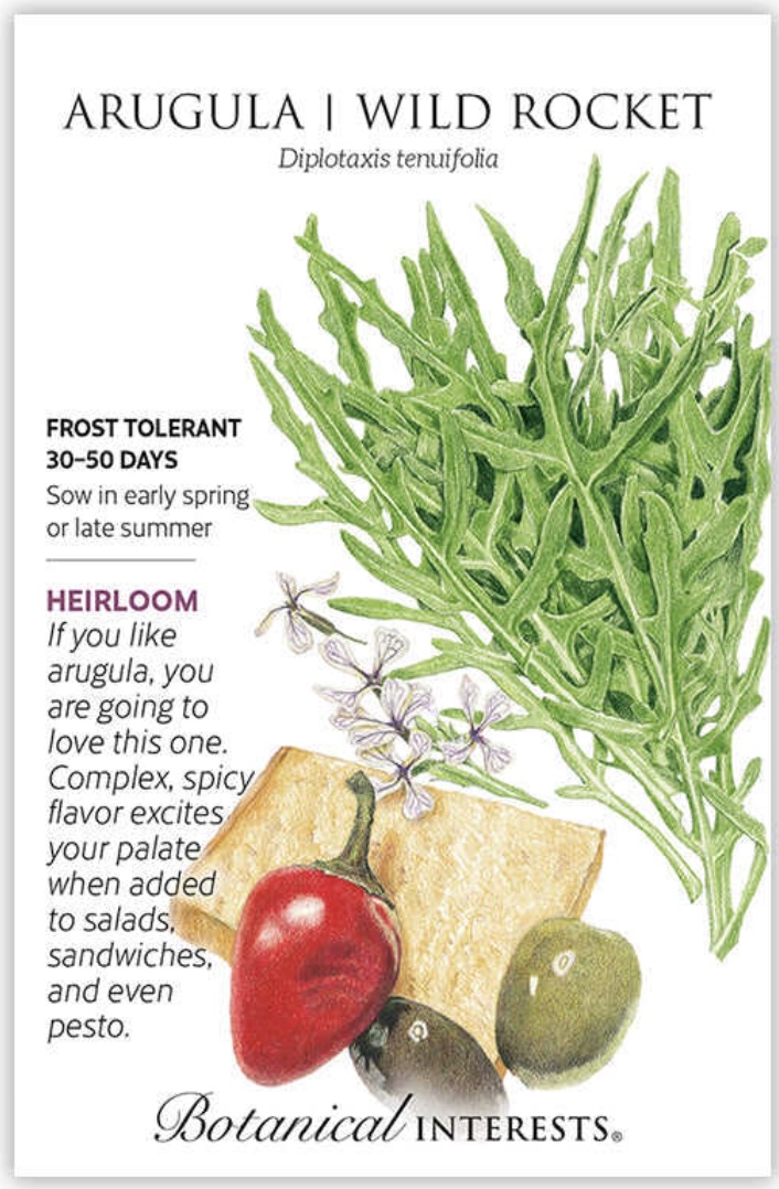 Wild Rocket Arugula Seeds