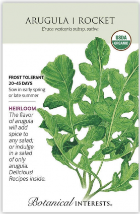 Organic Arugula Seeds