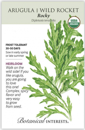 Organic Rocky Wild Arugula Seeds
