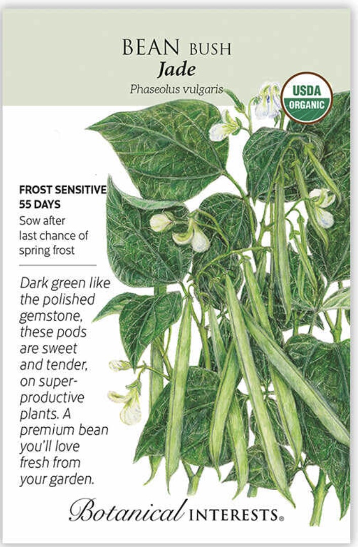 Organic Jade Bush Bean Seeds