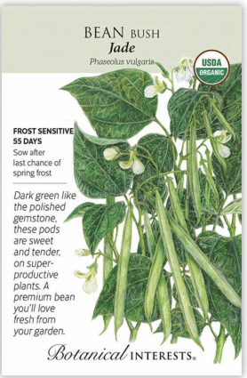 Organic Jade Bush Bean Seeds