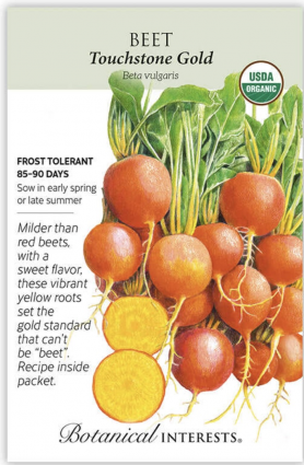 Organic Touchstone Gold Beet Seeds