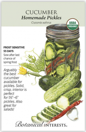 Organic Homemade Pickles Cucumber Seeds