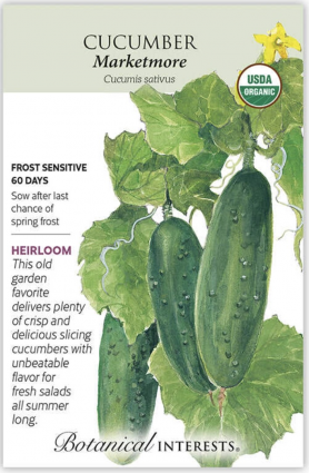 Organic Marketmore Cucumber Seeds