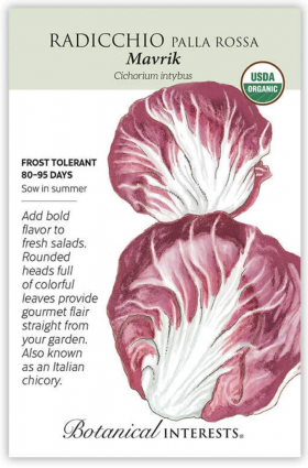 Organic Palla Rossa Mavrik Radicchio Seeds