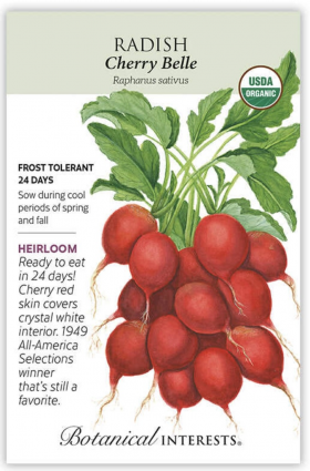 Organic Cherry Belle Radish Seeds