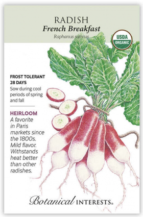 Organic French Breakfast Radish Seeds