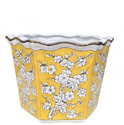 PLANTER, 10" SUNFLOWER KISS